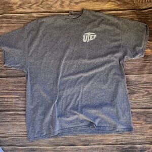 GUC Gildan UTEP Civil Engineering Gray Graphic T-Shirt Sz XL